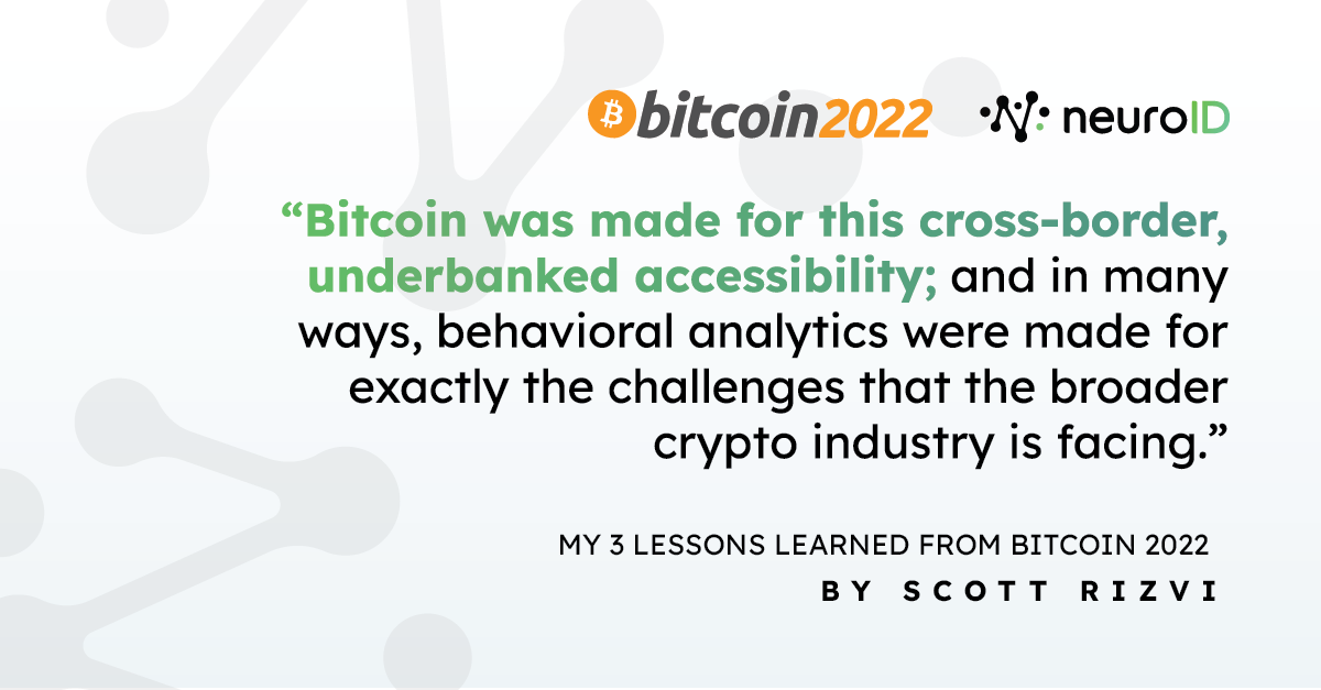 My 3 Lessons Learned from Bitcoin 2022
