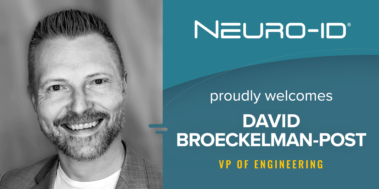 Industry Veteran David Broeckelman-Post Joins Neuro-ID